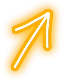 Glowing Neon Arrow